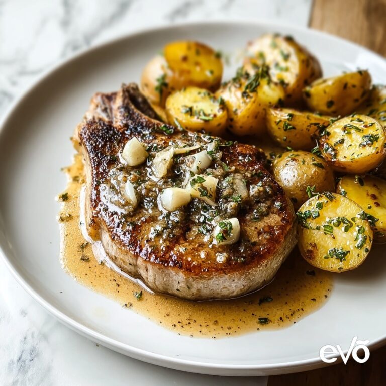 Savory Garlic Pork Chops with Potatoes for Cozy Nights Recipe