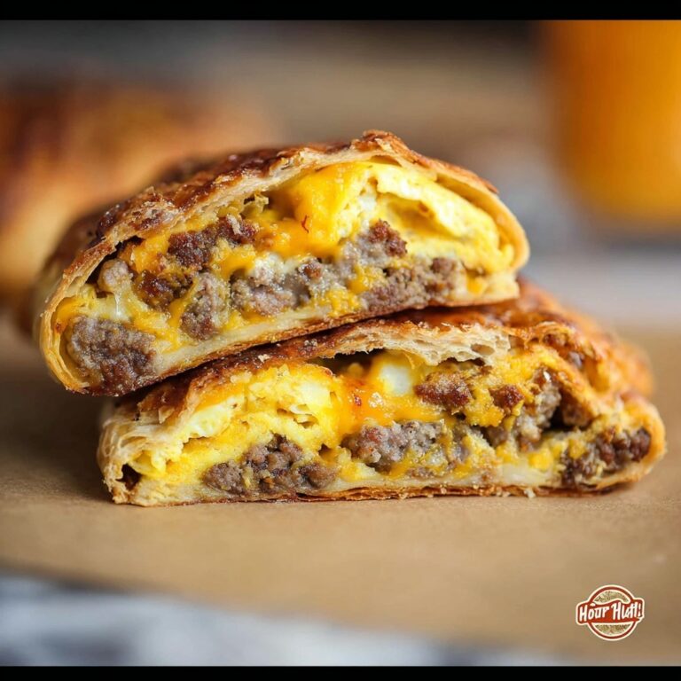 Breakfast Pork Sausage and Egg Stromboli Recipe