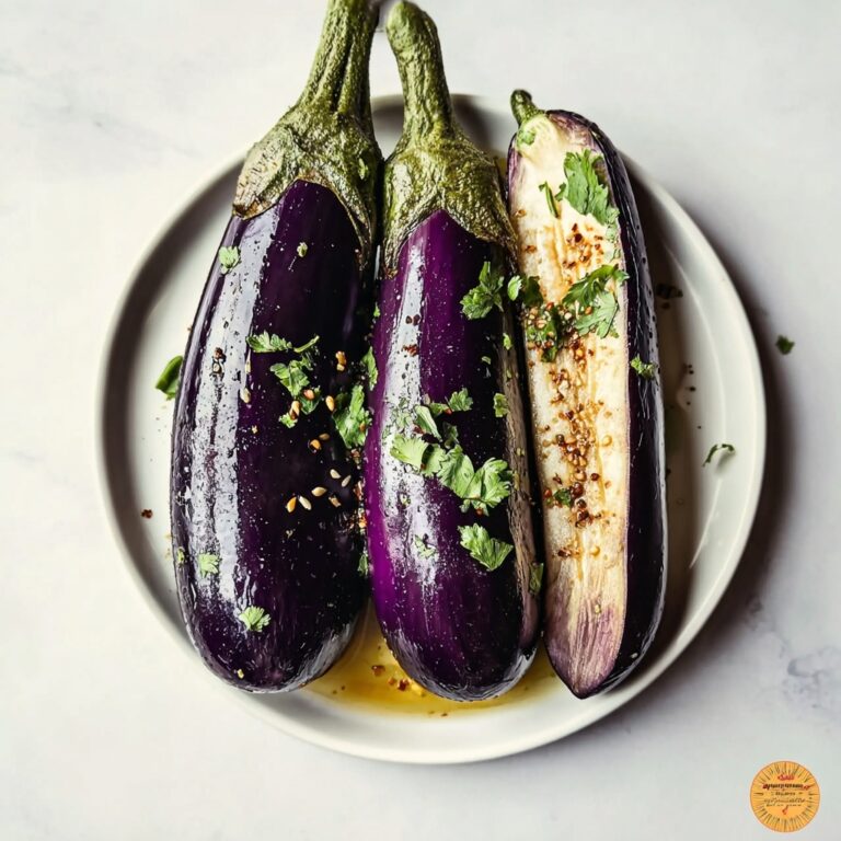 Savory Seasoned Steamed Eggplant: Healthy, Quick Comfort Food Recipe