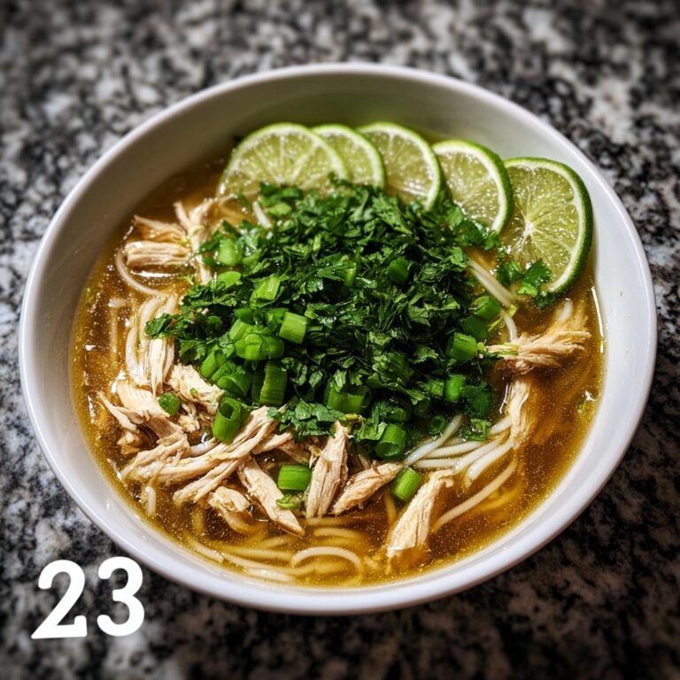 Lao Chicken Noodle Soup Recipe