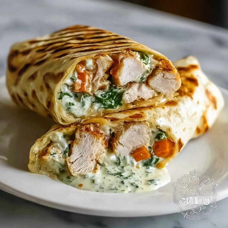 Low Carb Cheesy Garlic Chicken Wraps Recipe