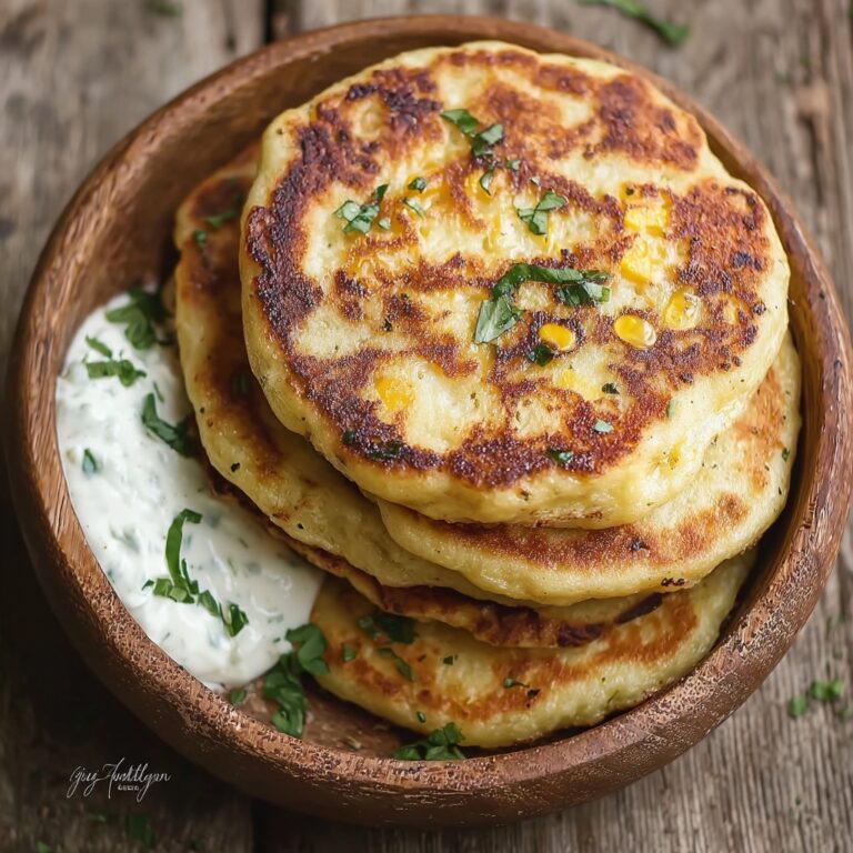 Venezuelan Sweet Corn Cachapas with Cheesy Joy Inside Recipe
