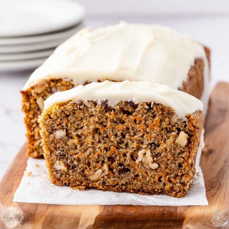 Carrot Bread with Vanilla Glaze Recipe