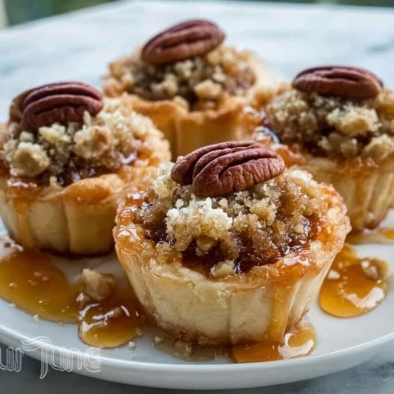 Sweet & Crunchy Pecan Caramel Baklava Cups Recipe