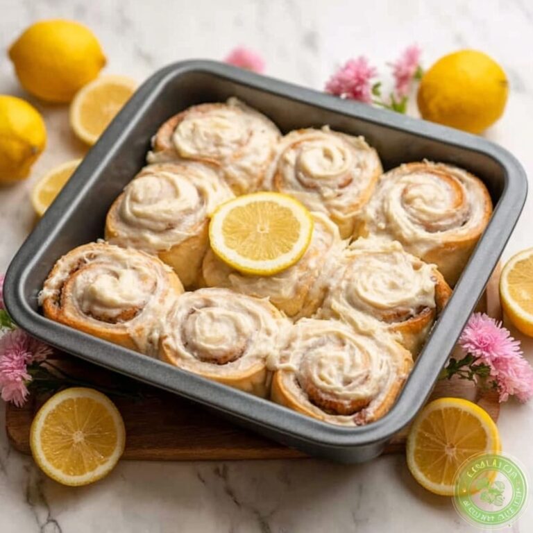 Lemon Poppy Seed Rolls with Lemon Glaze Recipe