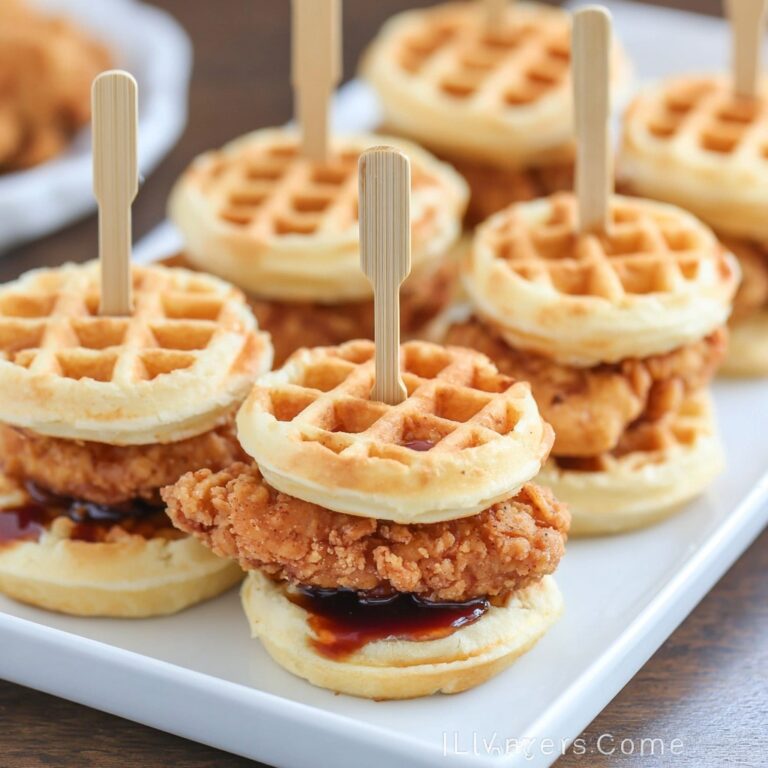 Chicken and Waffle Sliders Recipe