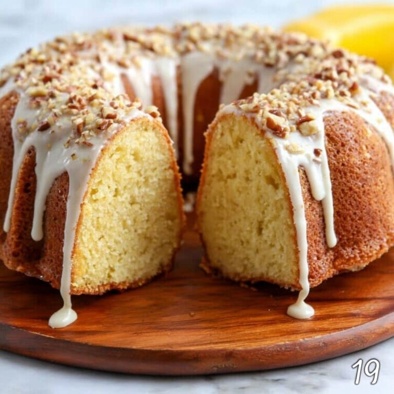 Limoncello Syrup Lemon Bundt Cake Recipe
