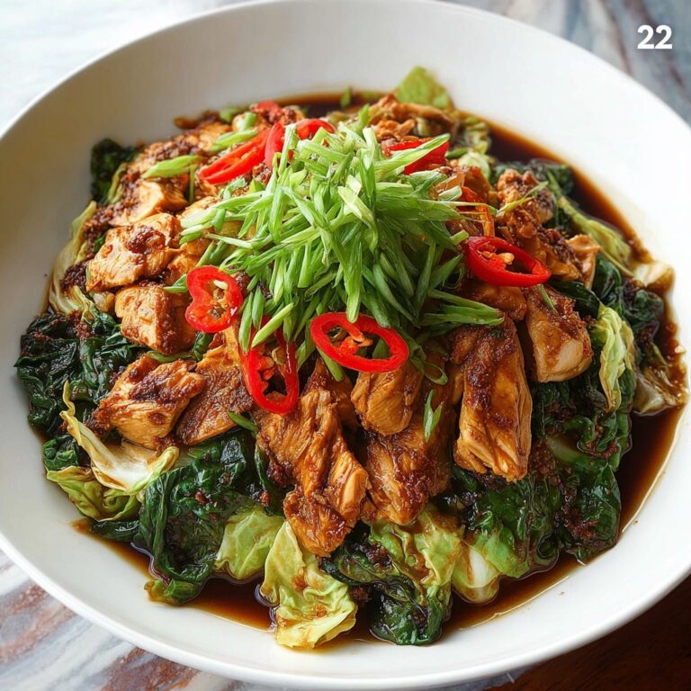 Chinese Chicken Cabbage Stir-Fry Recipe