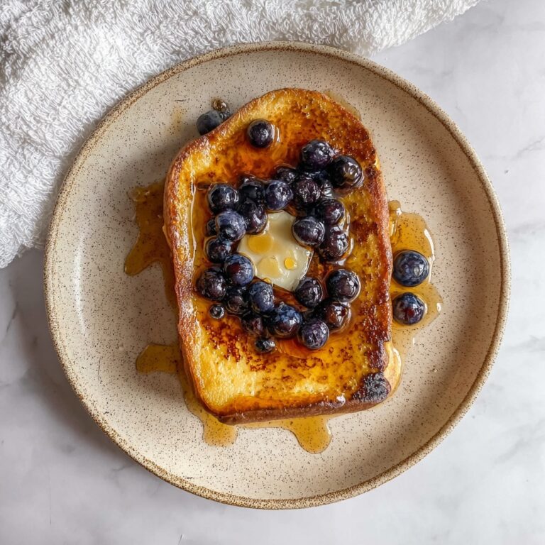 Sourdough French Toast with Blueberry Brown Sugar Compote Recipe