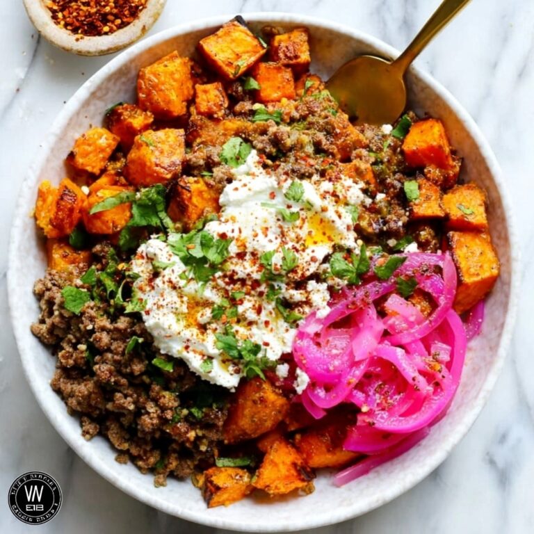 Corn Beef With Sweet Potato Bowls Recipe