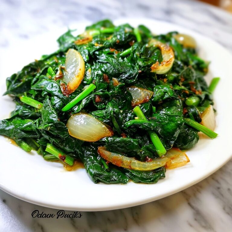 Spinach Onion Boil Recipe