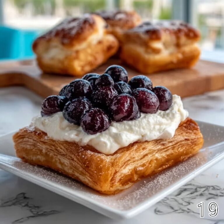 Decadent Blueberry Cream Cheese Danish Recipe