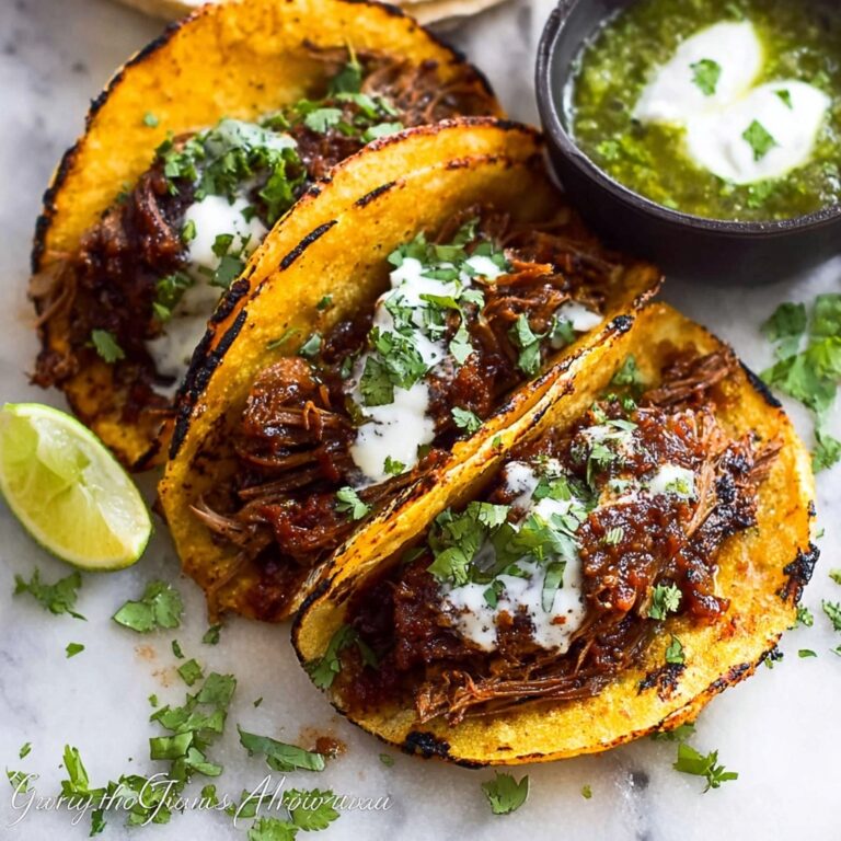 Savory Birria Tacos with Crispy Shells and Rich Dipping Consommé Recipe
