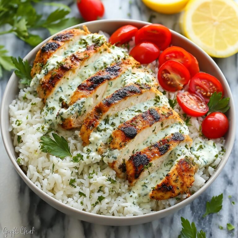 Dump-and-Bake Chicken Tzatziki with Rice Recipe