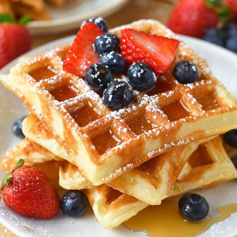 Cottage Cheese Waffles Recipe