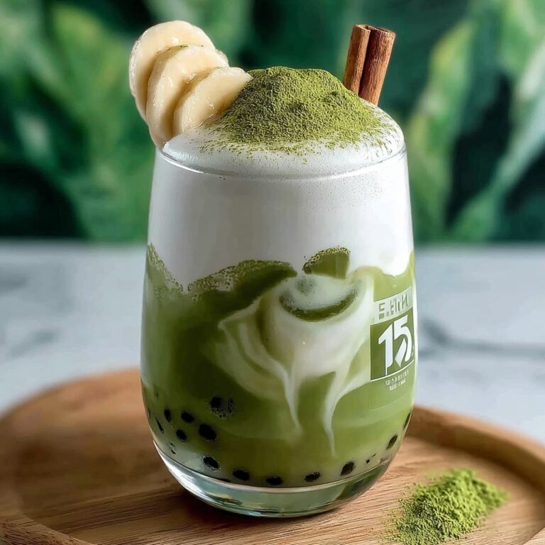Creamy Easy Banana Matcha Latte for a Refreshing Boost Recipe