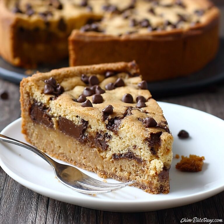 Deep Dish Cookie Pie Recipe