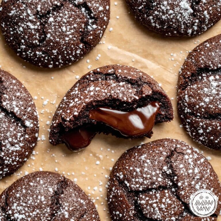 Chocolate Lava Cookies Recipe