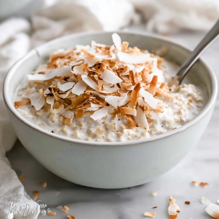 Coconut Cream Pie Overnight Oats Recipe