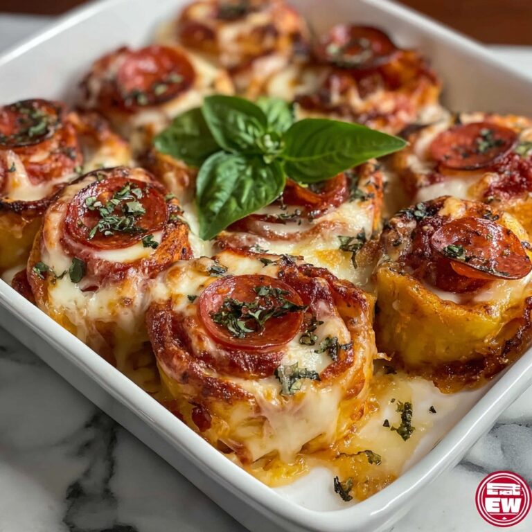 Cheesy Baked Italian Pizza Roses Recipe