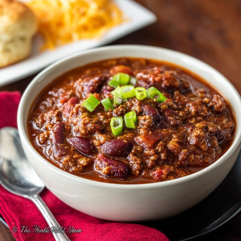 Hearty Beef Chili with Kidney Beans Recipe