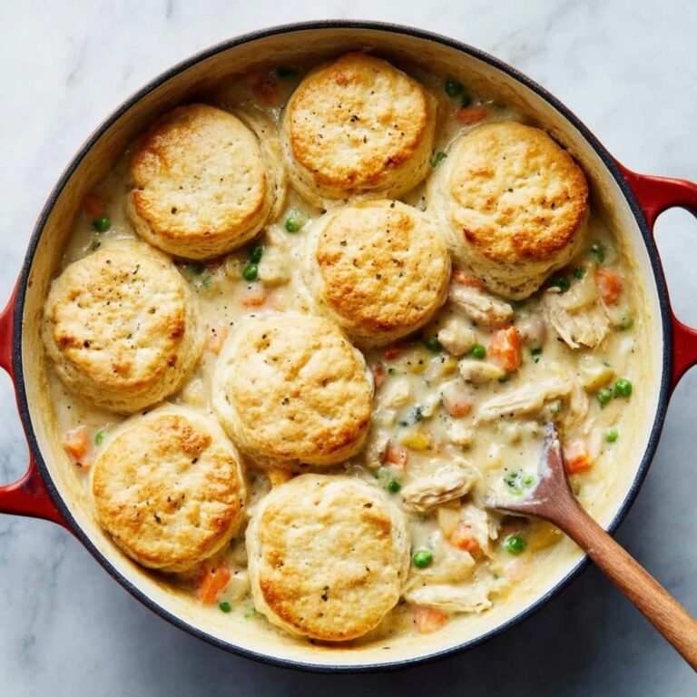 Chicken Pot Pie with Biscuits Recipe