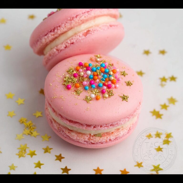 Pink Macarons with Buttercream Filling Recipe