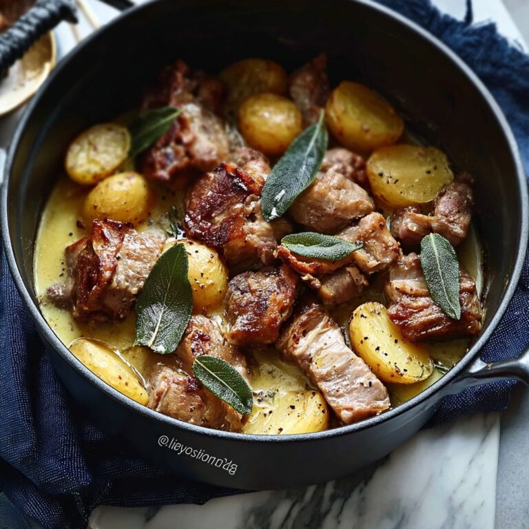 Cozy Slow-Cooked Pork, Cider & Sage Hotpot Recipe