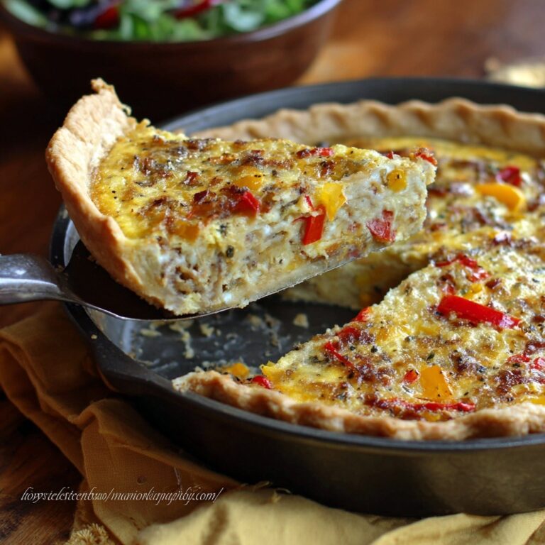 Bacon and Pimento Cheese Quiche Recipe