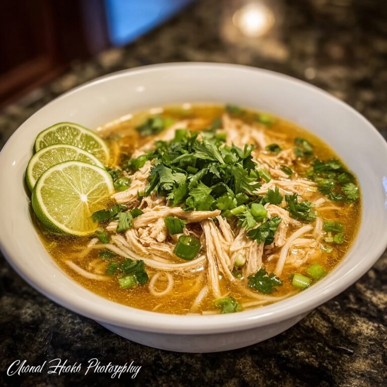 Lao Chicken Noodle Soup Recipe