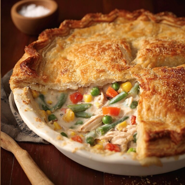 Alfredo Chicken Pot Pie Recipe