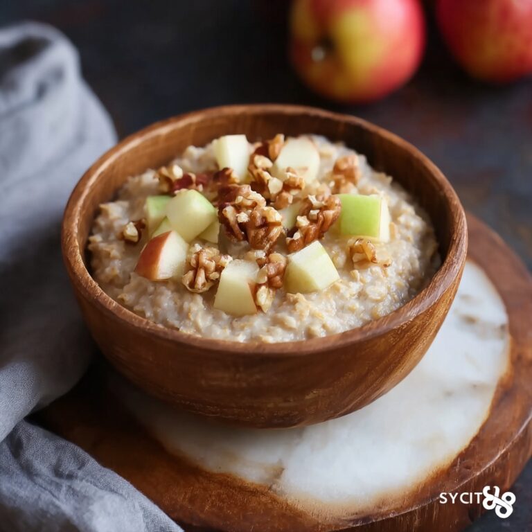 Delicious Creamy Barley Porridge with Apples for Cozy Mornings Recipe