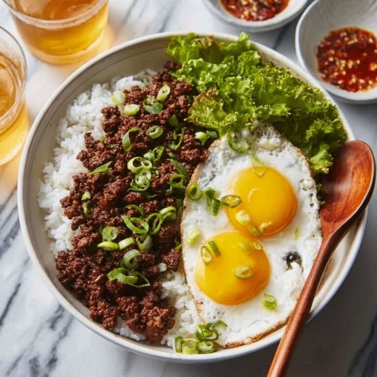 Quick and Easy Korean Ground Beef Bowl Recipe