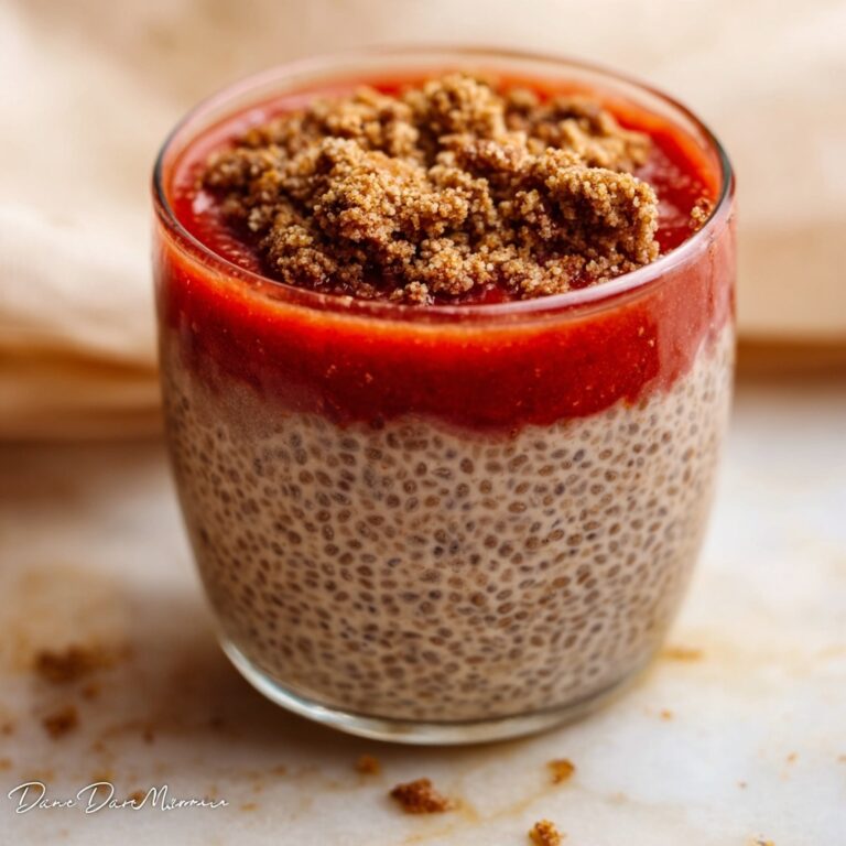 Peach Cobbler Chia Pudding Recipe