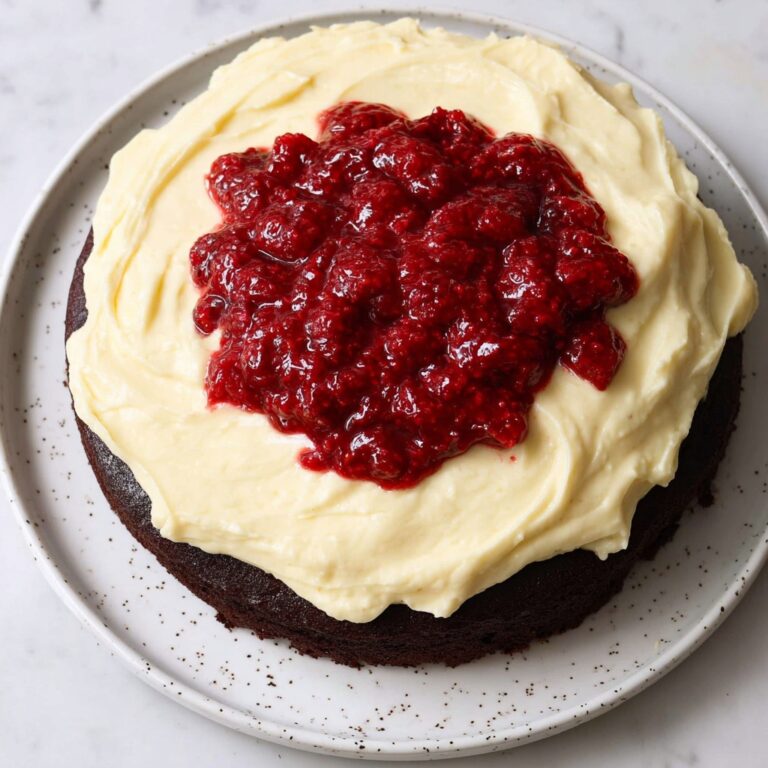 Berry Compote Vanilla Cake Recipe