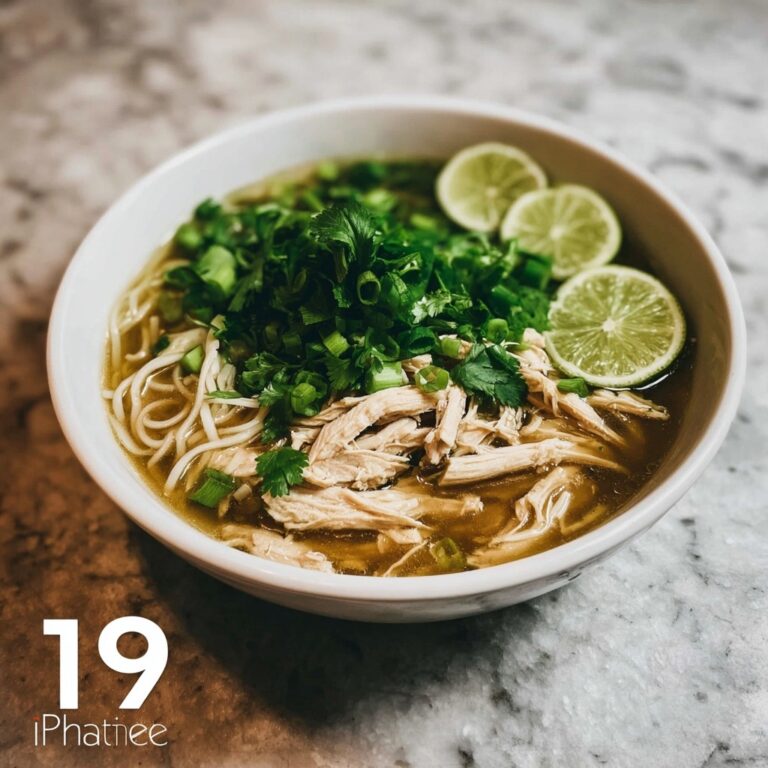 Lao Chicken Noodle Soup Recipe