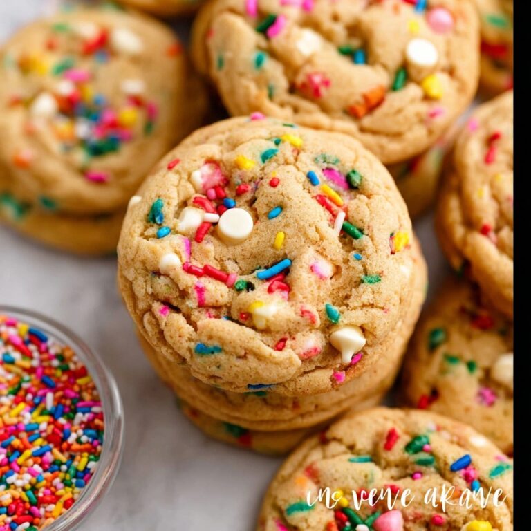 Funfetti Cheesecake Pudding Cookies Recipe