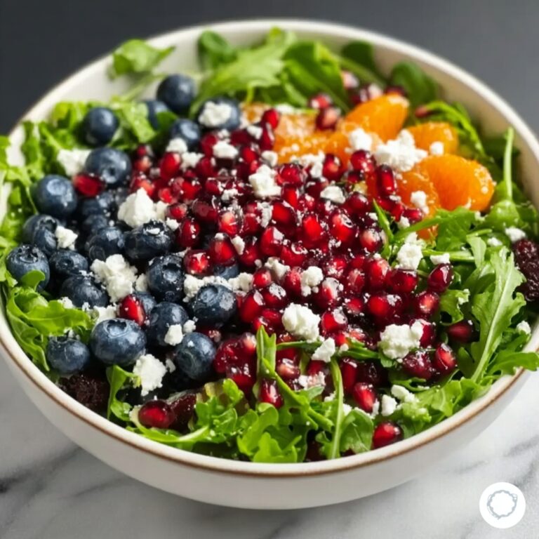 Cranberry Blueberry Salad with Blueberry Balsamic Dressing Recipe