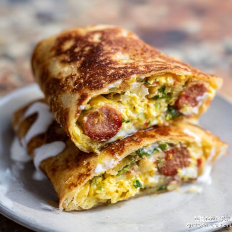 Sheet Pan Breakfast Burritos with Creamy Chipotle Sauce Recipe