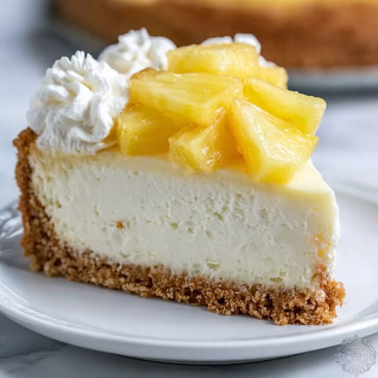 Pineapple Right Side Up Cheesecake Recipe