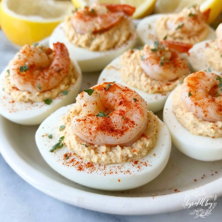 Cajun Shrimp Deviled Eggs Recipe