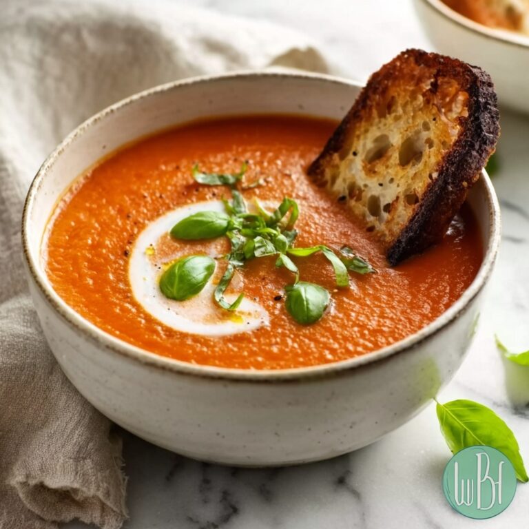 Creamy Tomato Basil Soup Recipe