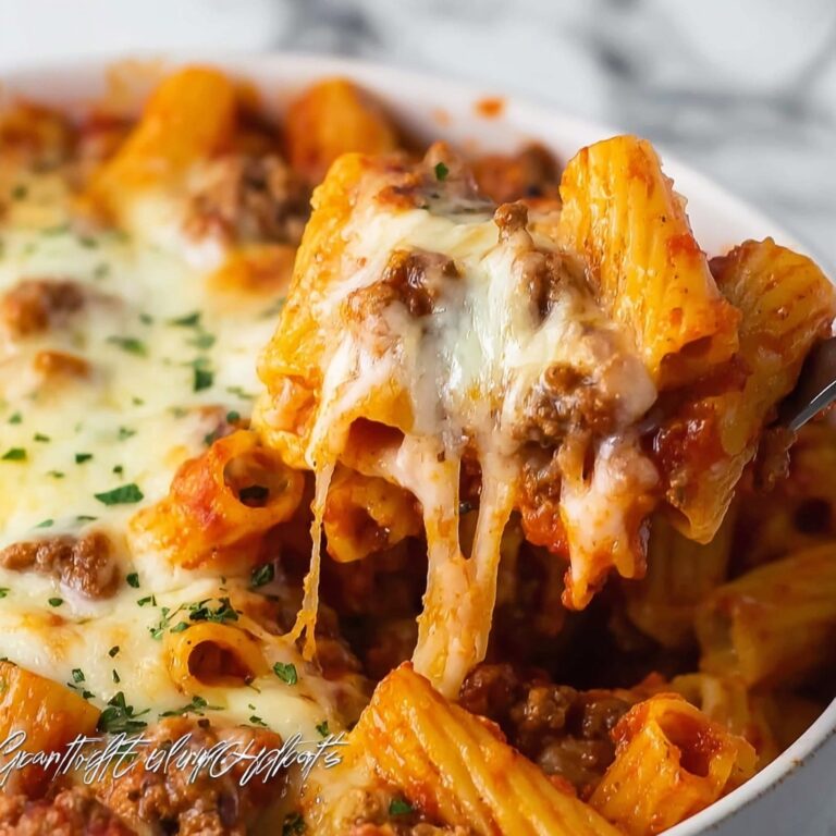 Baked Mostaccioli Recipe