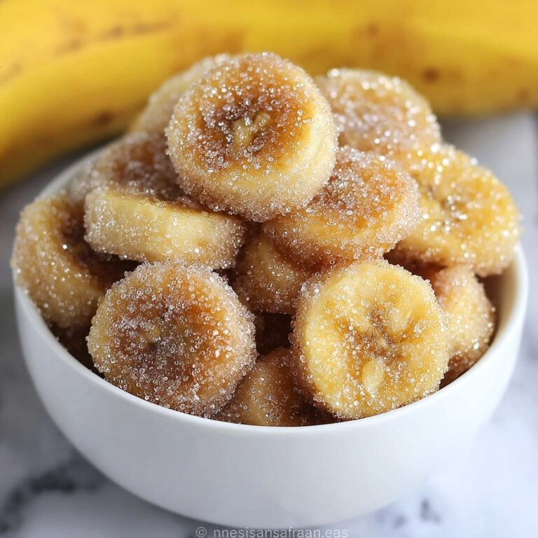 Cinnamon Sugar Banana Chips: Crispy Oven-Baked Banana Snacks Recipe