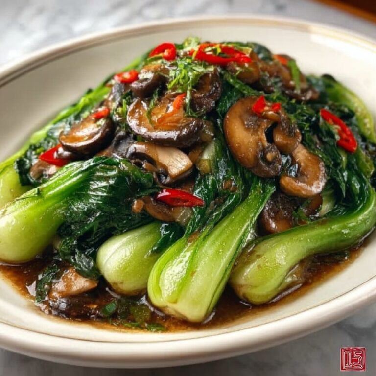 Bok Choy and Mushroom Stir Fry Recipe