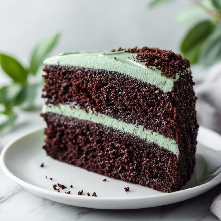 Mint Chocolate Cake (Moist & Easy!) Recipe