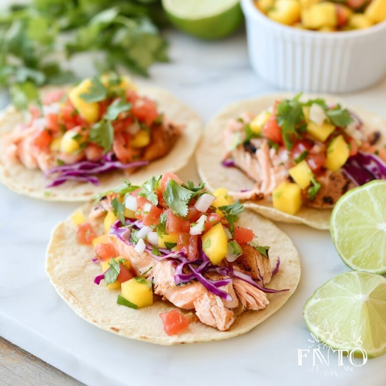 Chipotle Honey Glazed Salmon Tacos Recipe