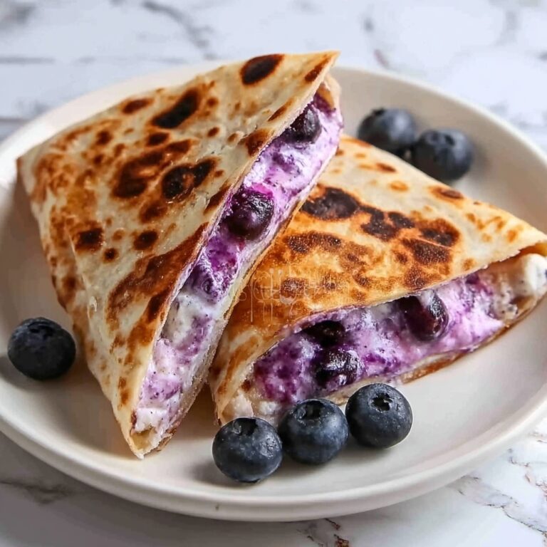 Blueberry Breakfast Quesadilla Delight Recipe