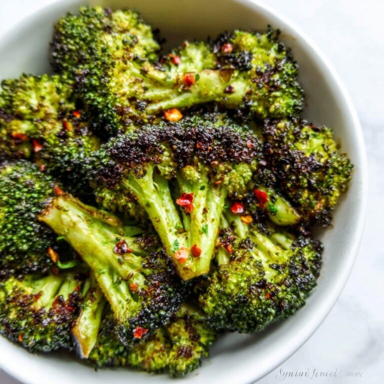 Spicy Roasted Broccoli Recipe