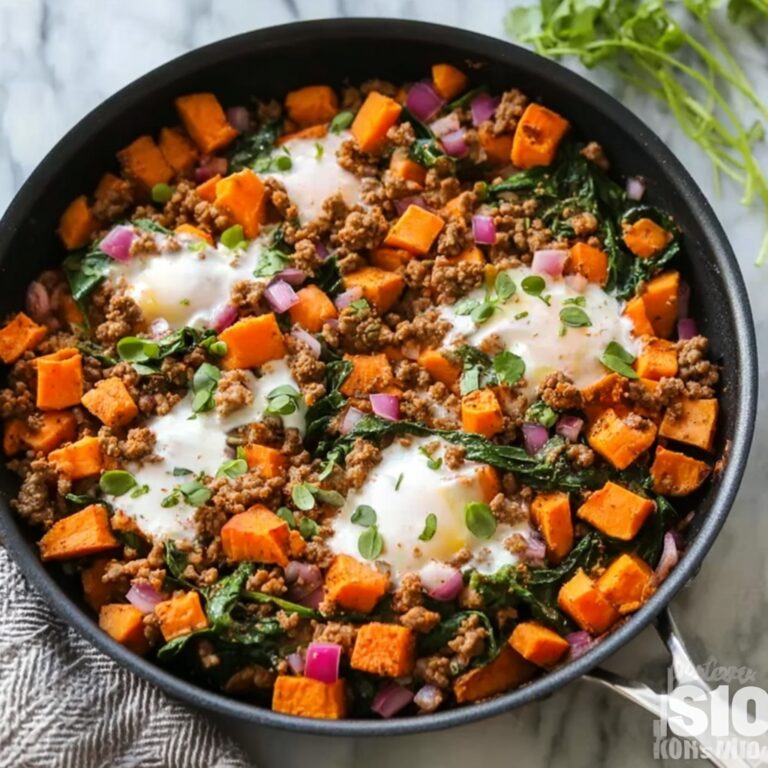 Ground Turkey Sweet Potato Skillet Recipe